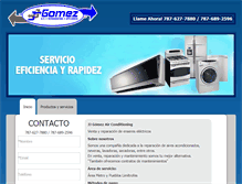 Tablet Screenshot of jjgomezairpr.com